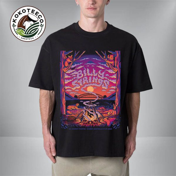 Billy Strings Sydney Australia Poster Event On July 17 2025 At ICC Sydney Theatre Unisex T-Shirt