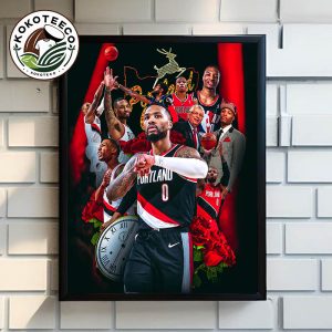 Damian Lillard Comback To Portland Trail Blazers Poster Home Decor Canvas