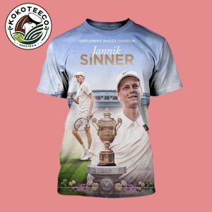Congrats Jannik Sinner Wins Gentlemen’s Singles Champion 2025 The Championship Wimbledon All Over Print Shirt