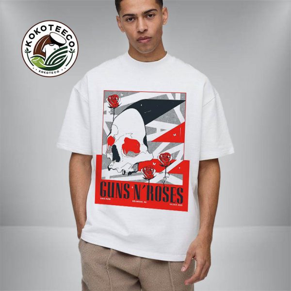 Guns N Roses Belgrade Concert On July 18 2025 At USCE Park In Belgrade RS Unisex T-Shirt