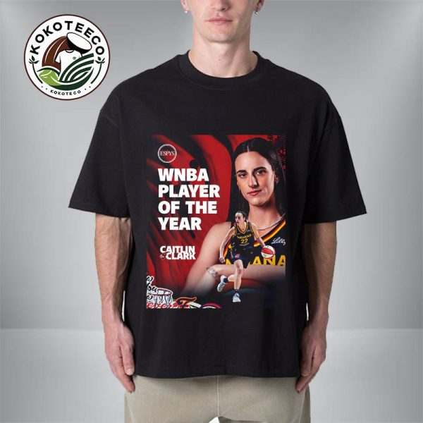 Indiana Fever Congrats Caitlin Clark WNBA Player Of The Year Unisex T-Shirt