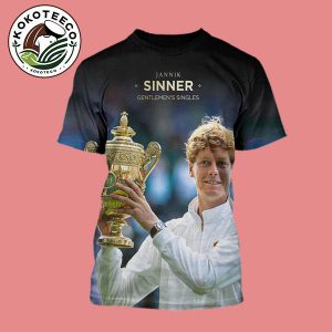 Jannik Sinner Gentlemen’s Singles Champion 2025 Wimbledon All Over Print Shirt