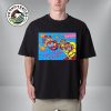Wu Tang Clan New York City Poster Concert On July 16 2025 At Madison Square Garden In New York Gold Metallic Edition Unisex T-Shirt Two Sides