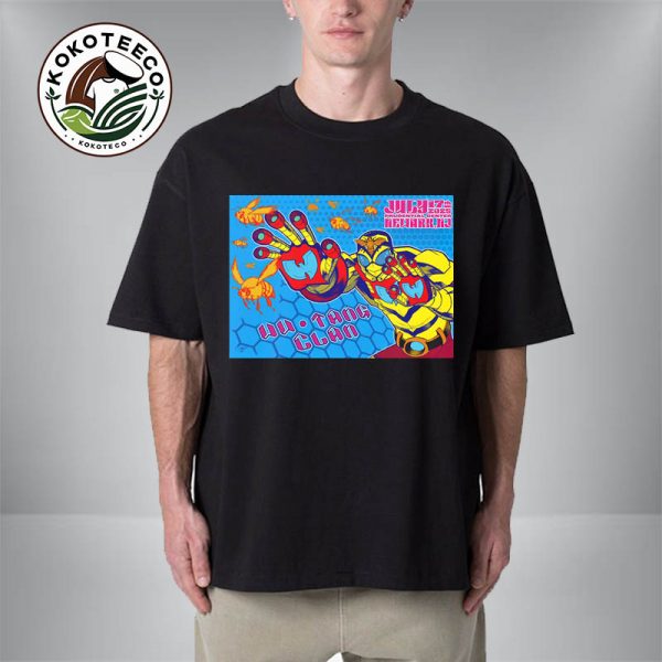 Wu Tang Clan Newark Concert Poster On July 17 2025 At Prudential Center In Newark New Jersey Unisex T-Shirt